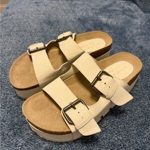 Altar'd State Platform Buckle Sandals